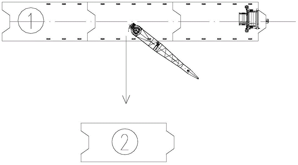 Sea rescue movable splicing peninsula structure