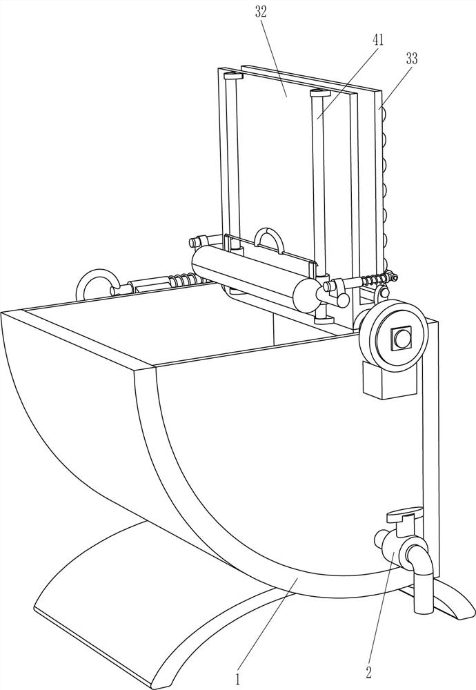 Plaster bandage water injection equipment for orthopedic limb fixation