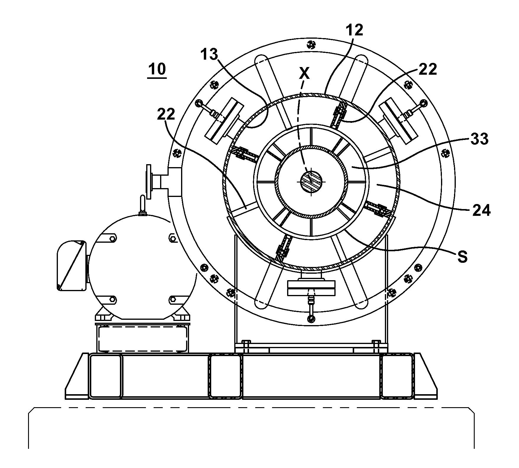 Dynamic mixing assembly with improved baffle design