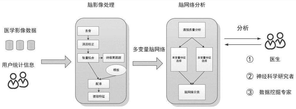 Mining method based on uncertain brain image data