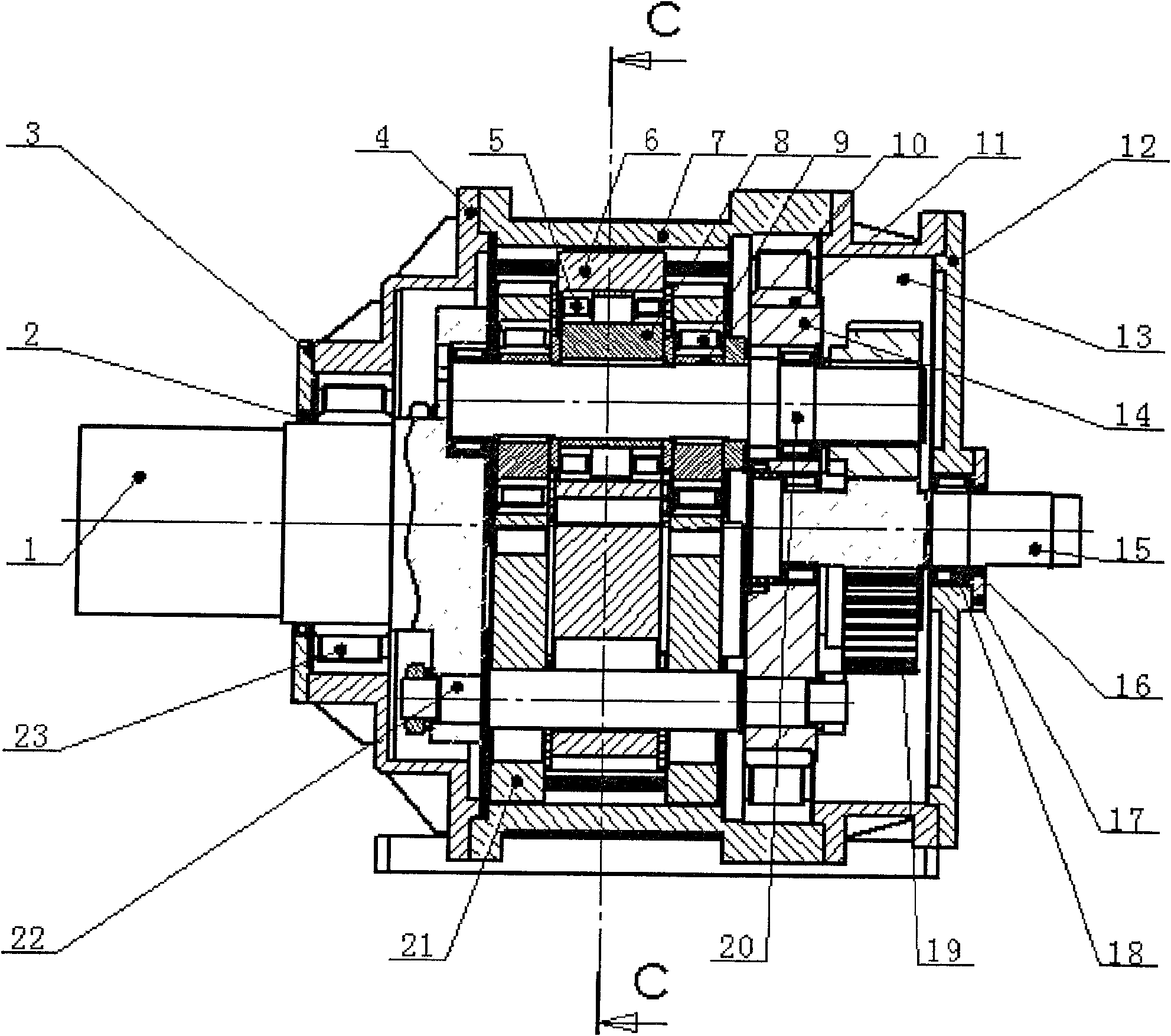 Internal tricyclic decelerator