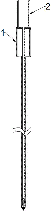 Puncture biopsy sleeve needle-knife for cystic-solid mass