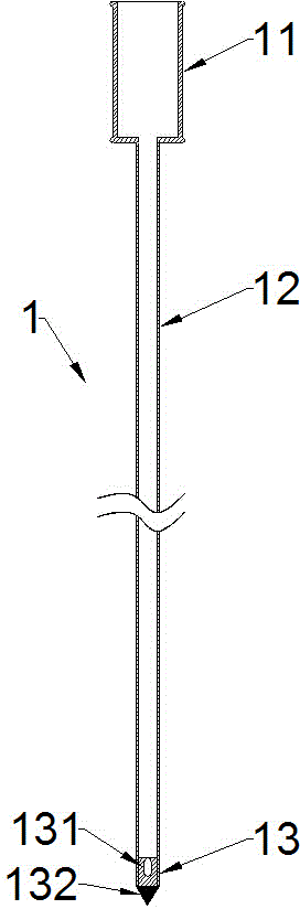 Puncture biopsy sleeve needle-knife for cystic-solid mass