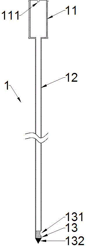 Puncture biopsy sleeve needle-knife for cystic-solid mass