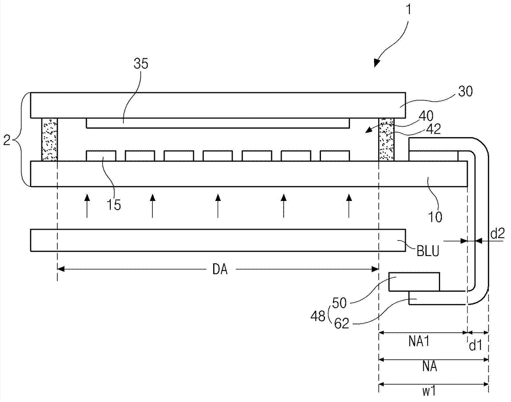 Narrow bezel-type liquid crystal display device