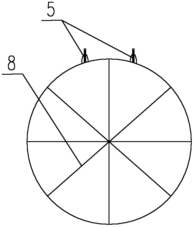 Method for installing blast furnace single-tube downcomer