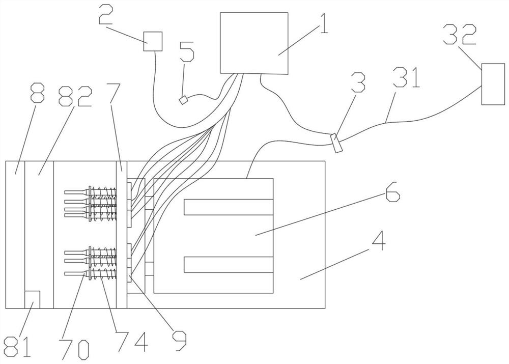 Circuit breaker rivet neglected installation and wrong installation detection equipment