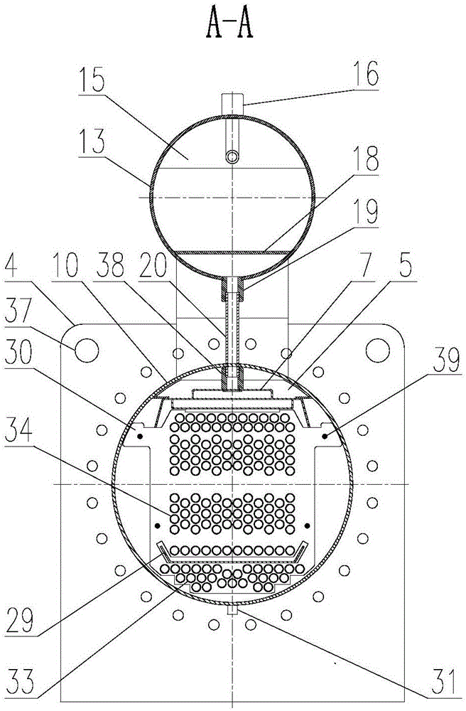 Spraying type evaporator