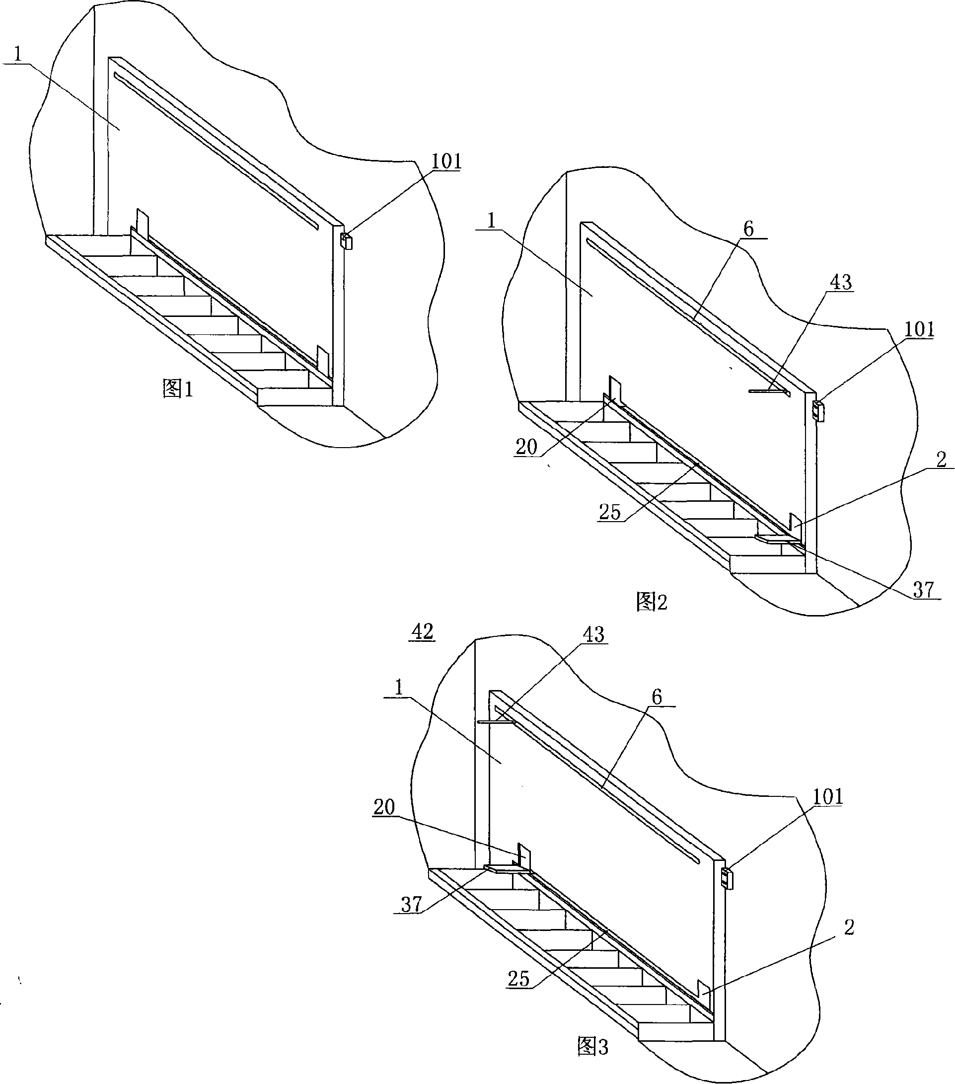 Relay type passageway lift