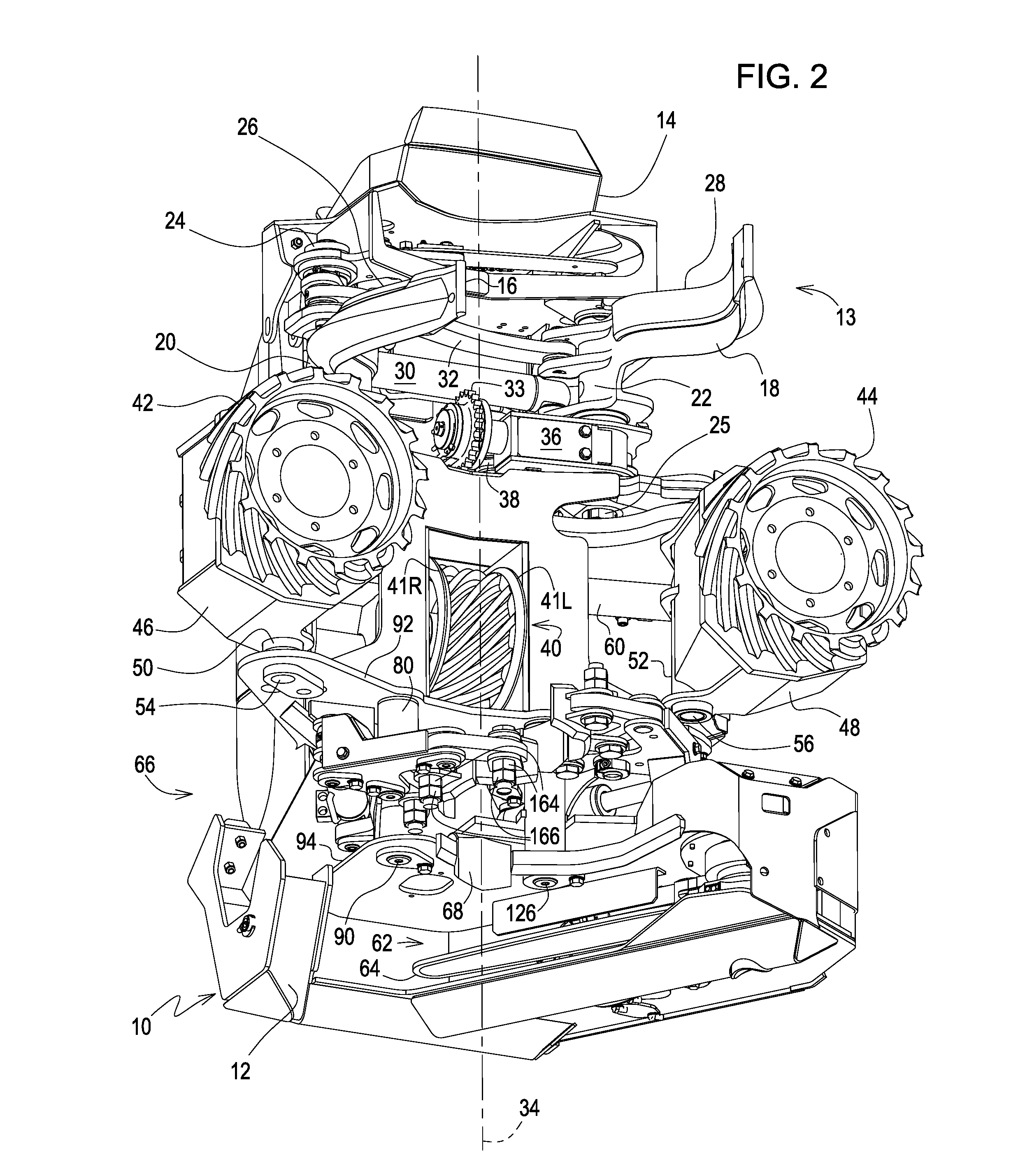 Debarking blade arrangement