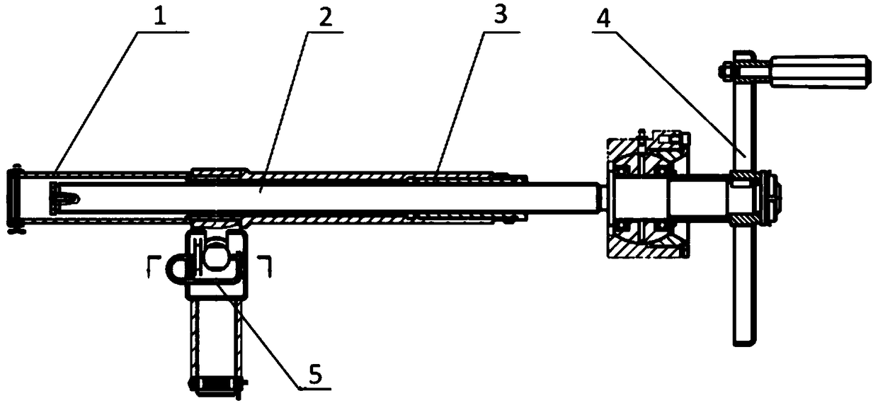 Lead screw type steering machine capable of being quickly installed and disengaged