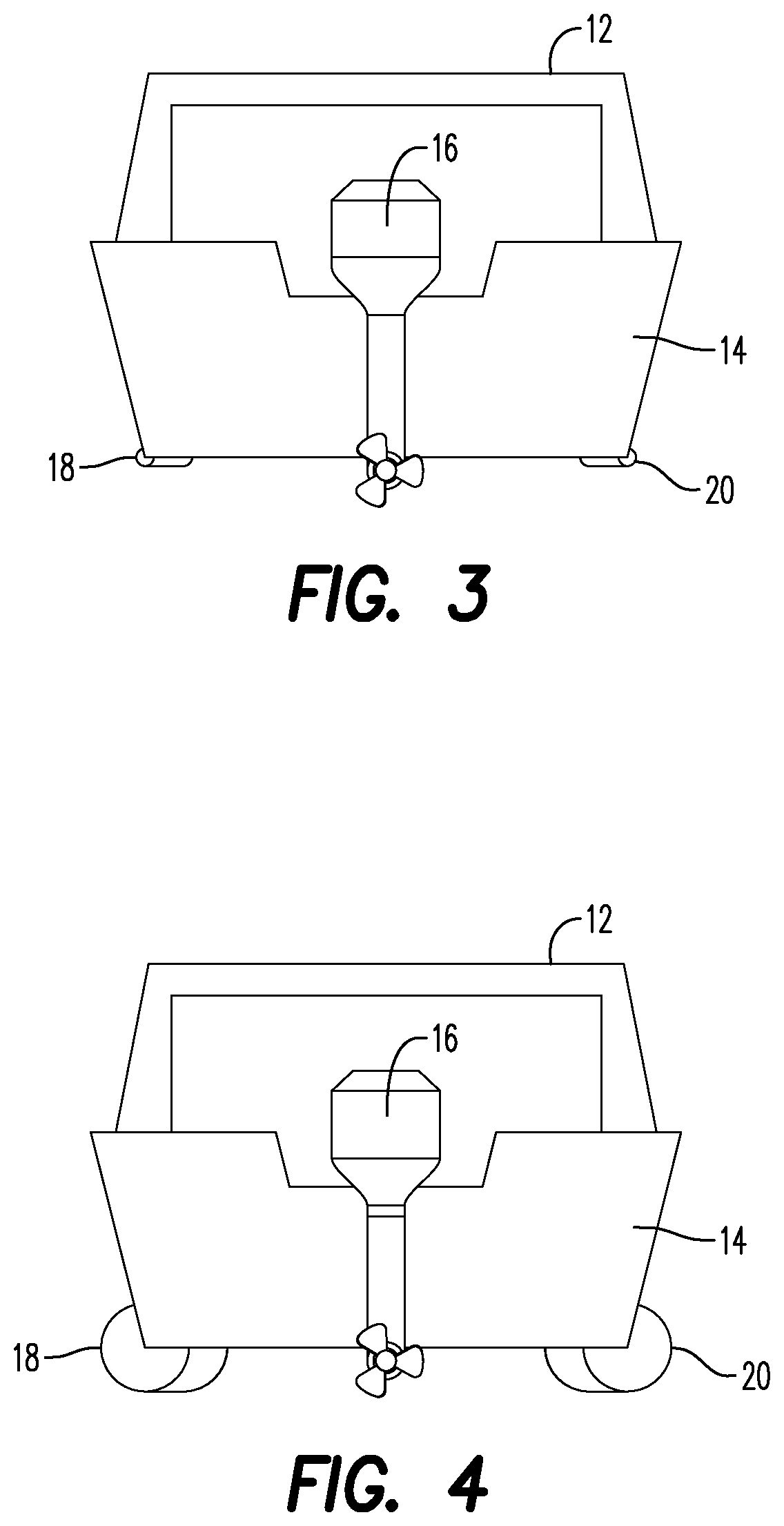 Stabilization system for marine vessels