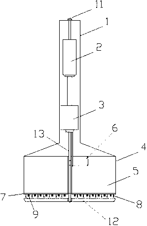 Cleaning device for whiskering stones