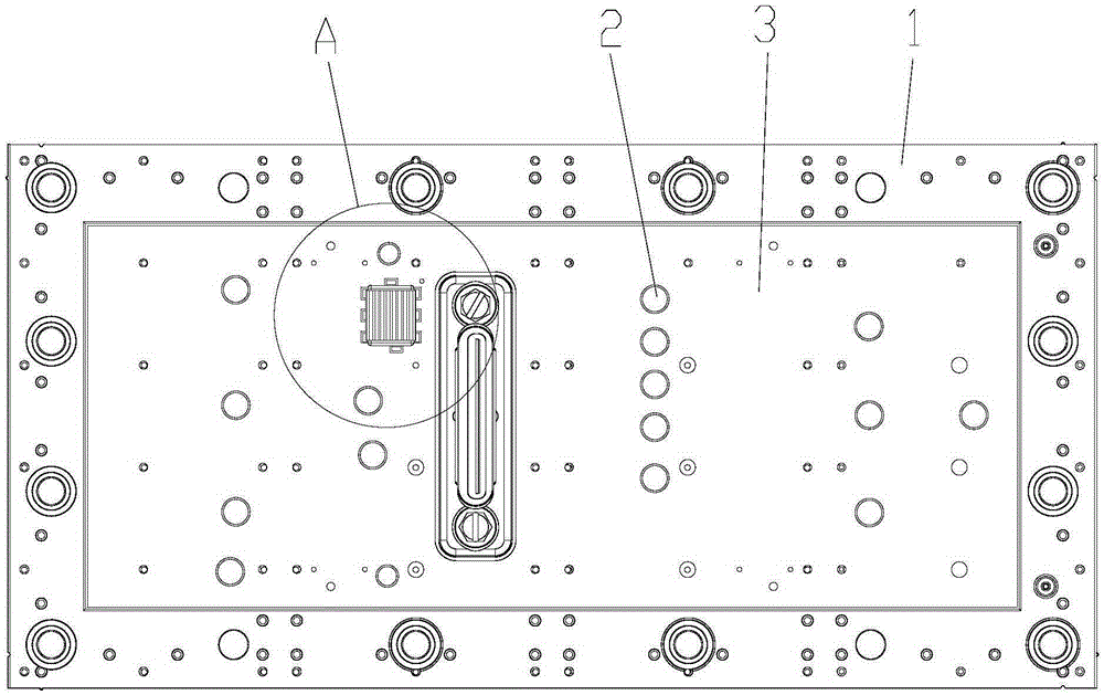 Double-face welding method preventing big chip from falling off