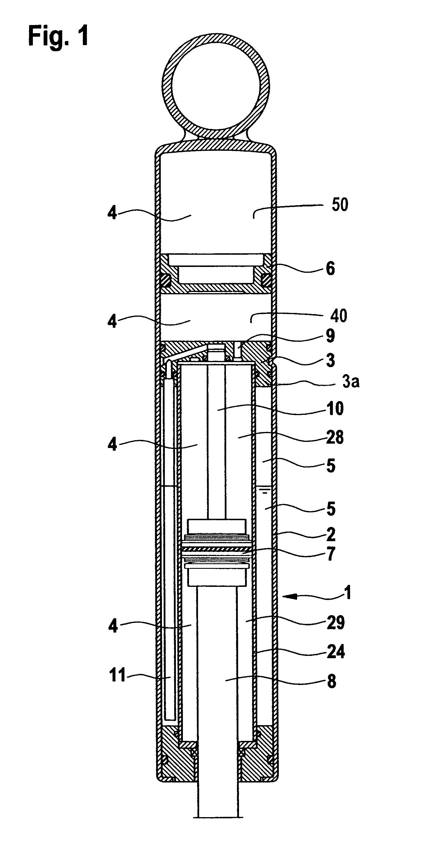 Self-pumping hydropneumatic suspension strut