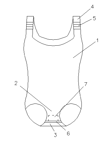 Seamless one-piece dehumidifying underwear