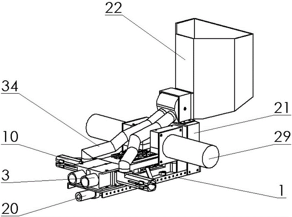 Two-barrel BB firing mechanism achieving continuous firing