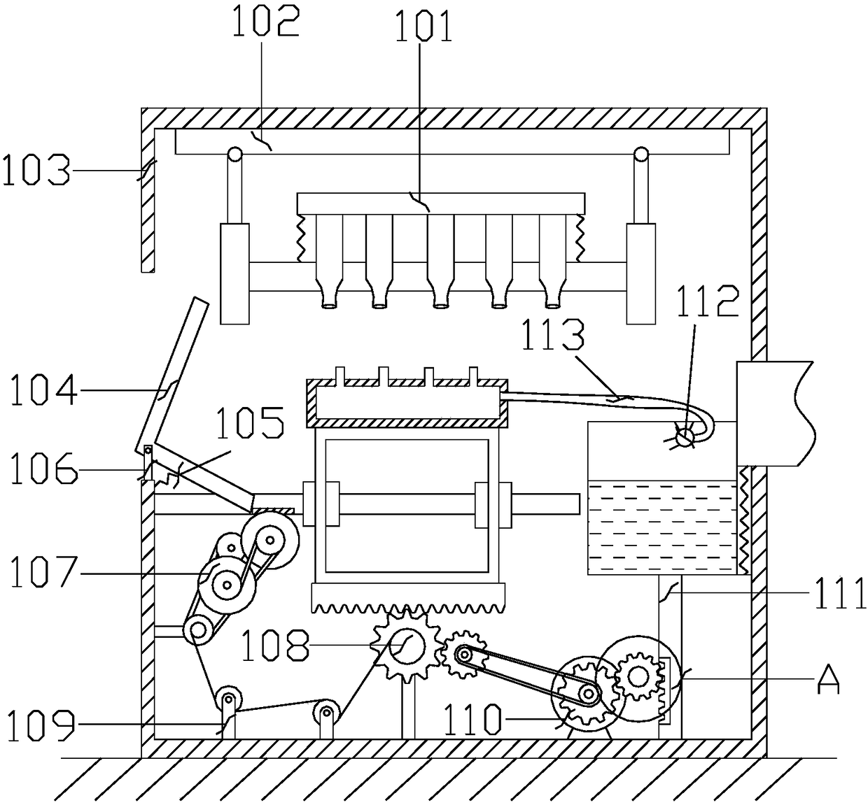 Fresh fruit flavor beer production device