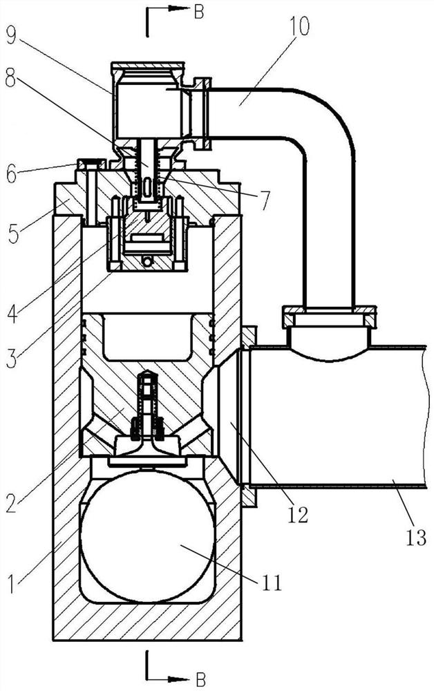 Novel rapid discharging valve applied to large foaming machine