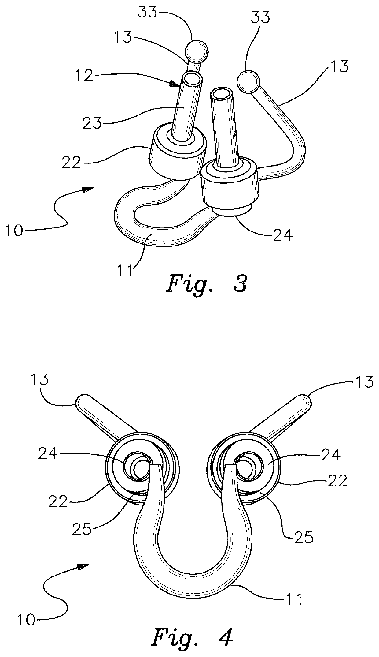 Spring-biased nasal molding device