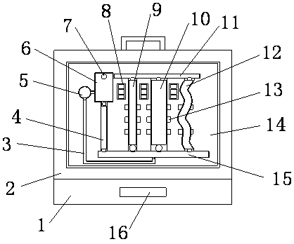 Physical experiment communicating vessel device with intelligent pressure measurement