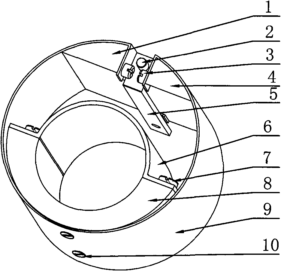 Device for fixing cable