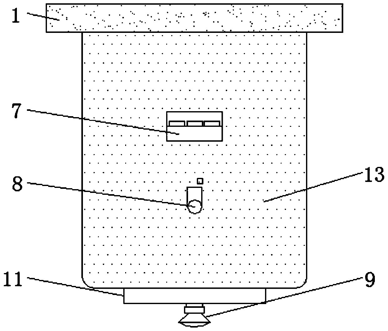 Top-hung type safety fire-fighting smoke alarm device