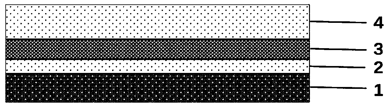 Superlattice phase change thin film with low density change, phase change memory and preparation method thereof