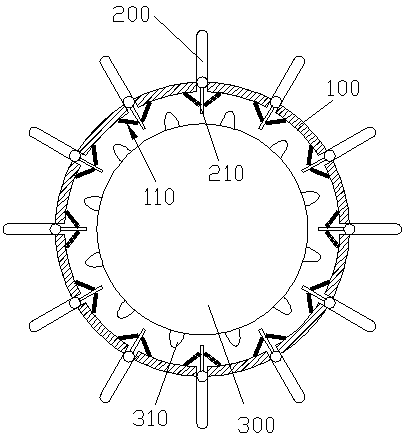 Cotton opening and cleaning roller