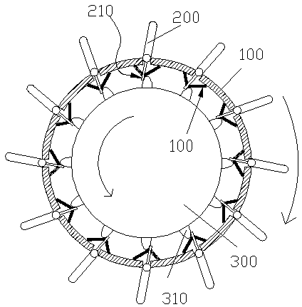 Cotton opening and cleaning roller