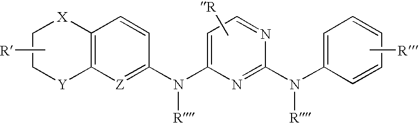 Pyrimidine-2,4-diamines and their uses