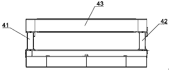 Straightening machine for butt weld of steel plate