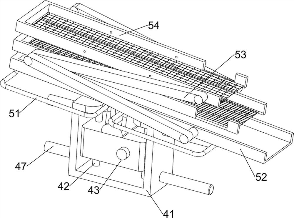 Small particle part screening device for high-end equipment production