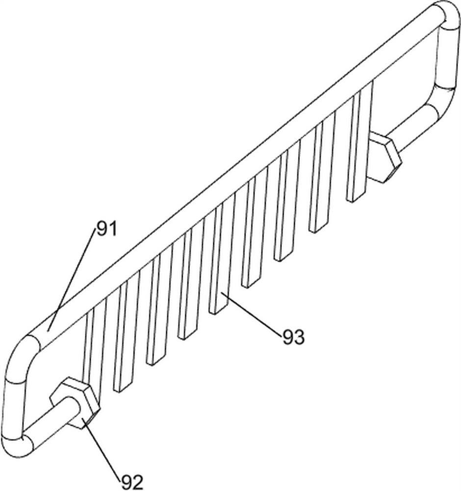 Small particle part screening device for high-end equipment production