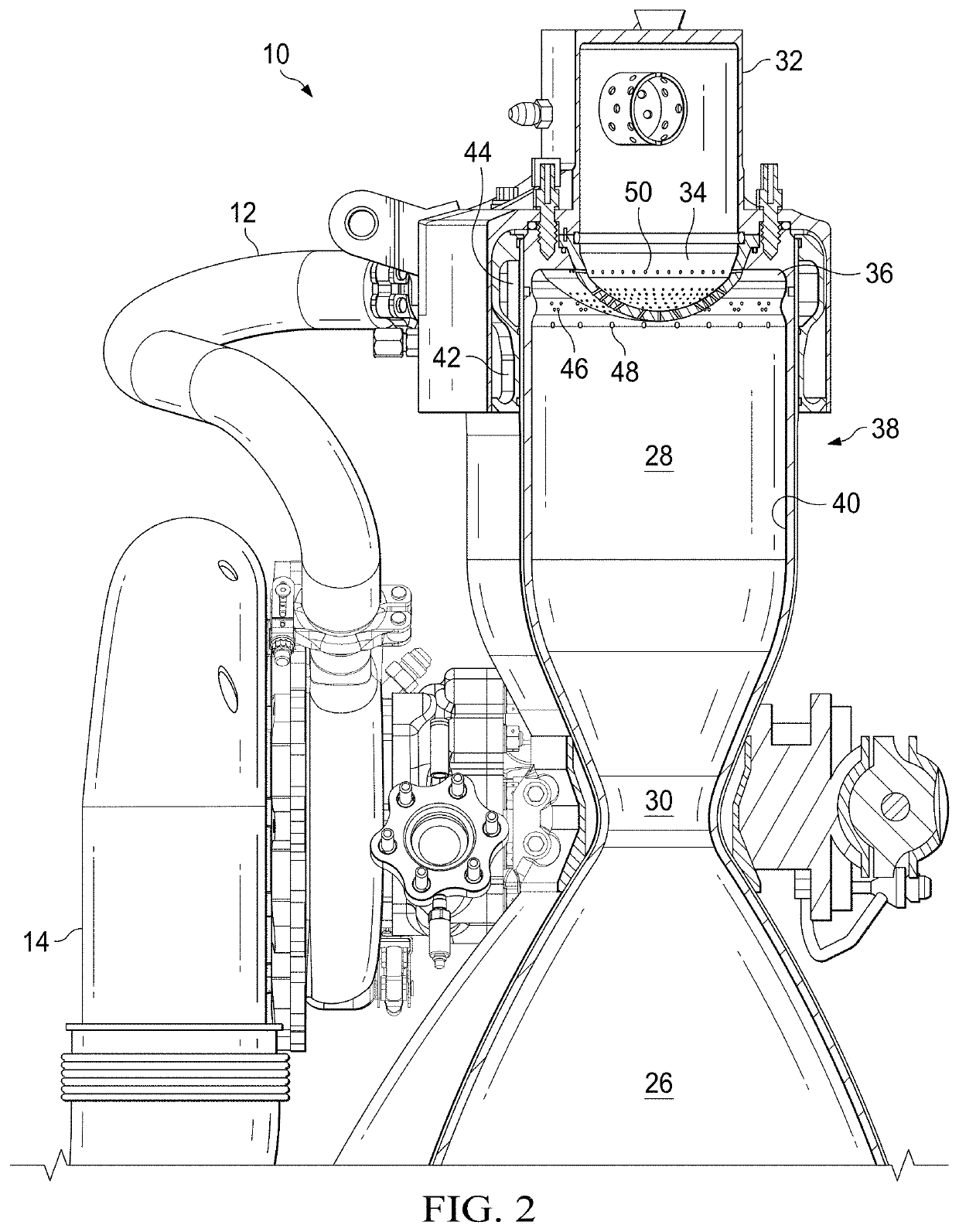 Liquid rocket engine tap-off power source