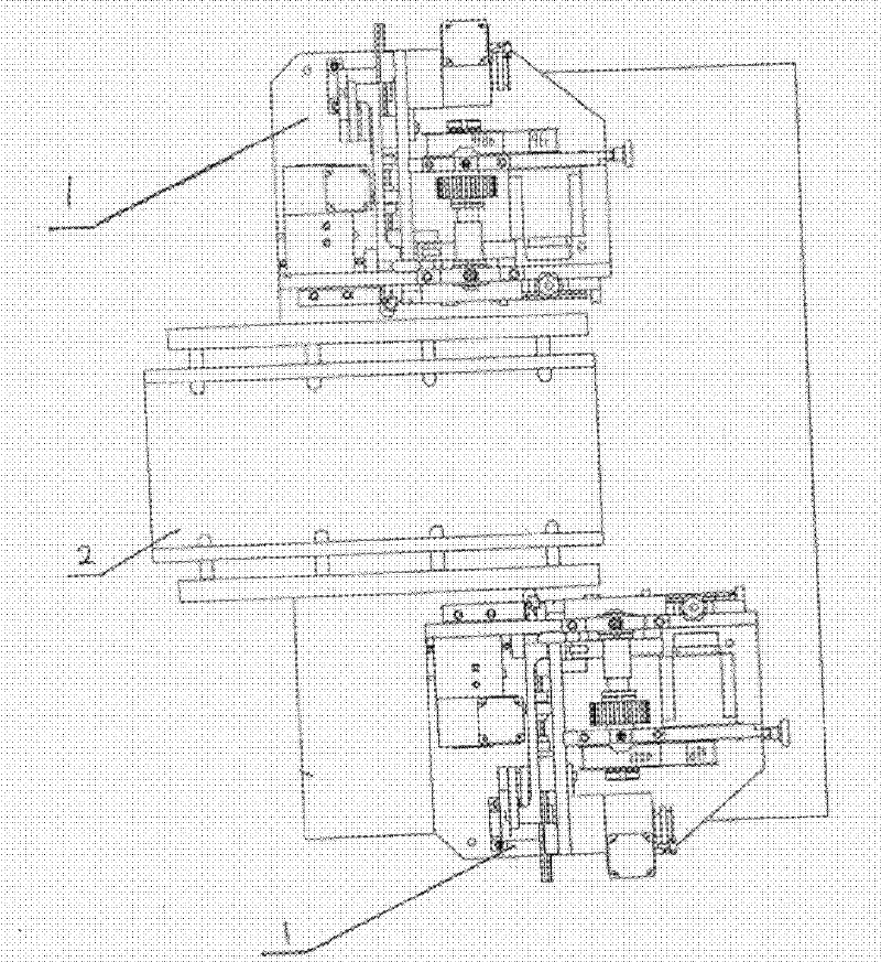 Production device for modified multi-winding-machine bed mesh spring