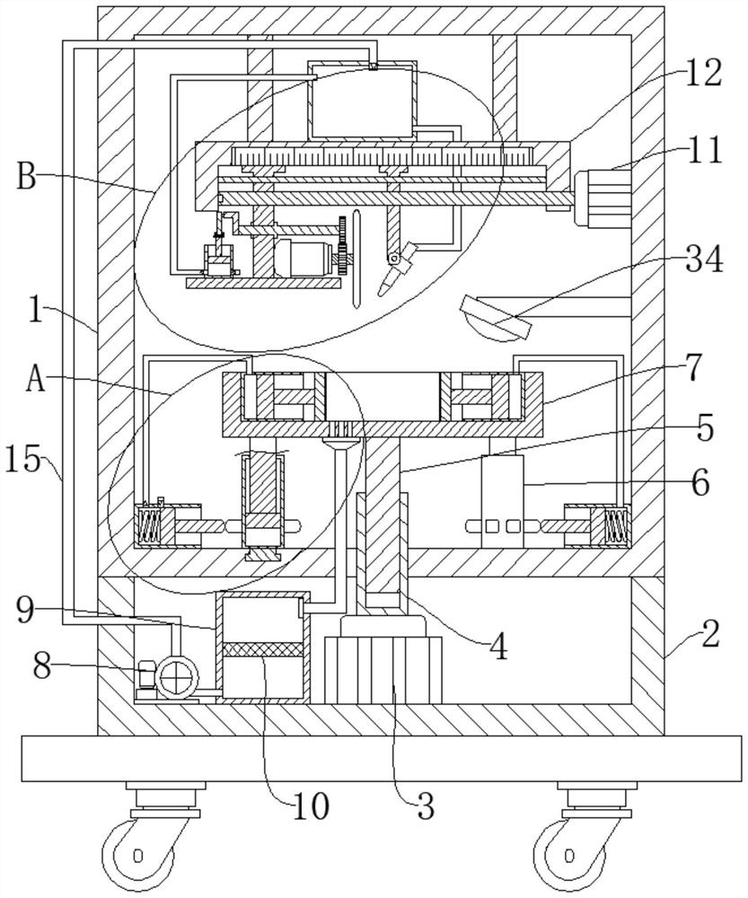 Plastic mold cutting device