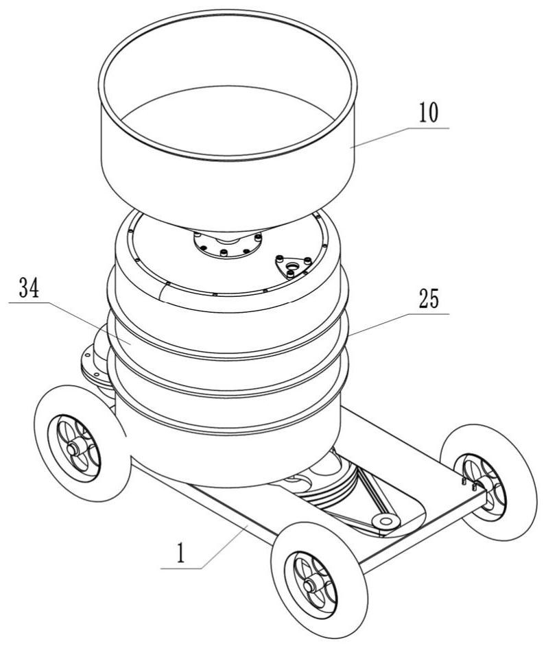 A multi-pipe connection non-pulse delivery hose pump