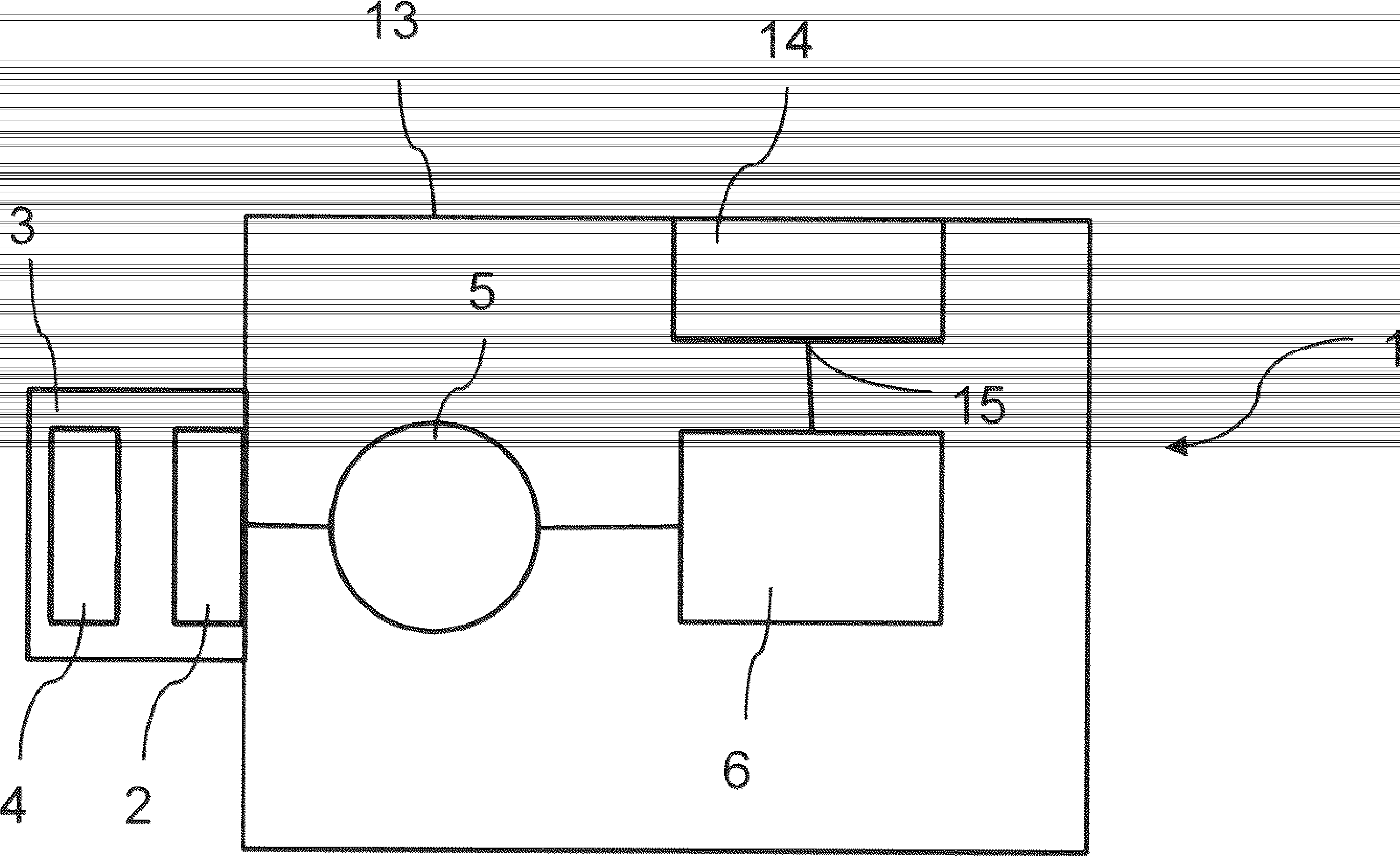 Fan filter device of fan filter system and fan filter system