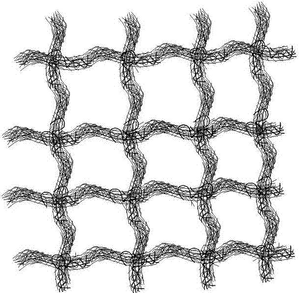 Metal-wire-containing electric heating fabric suitable for severe environment