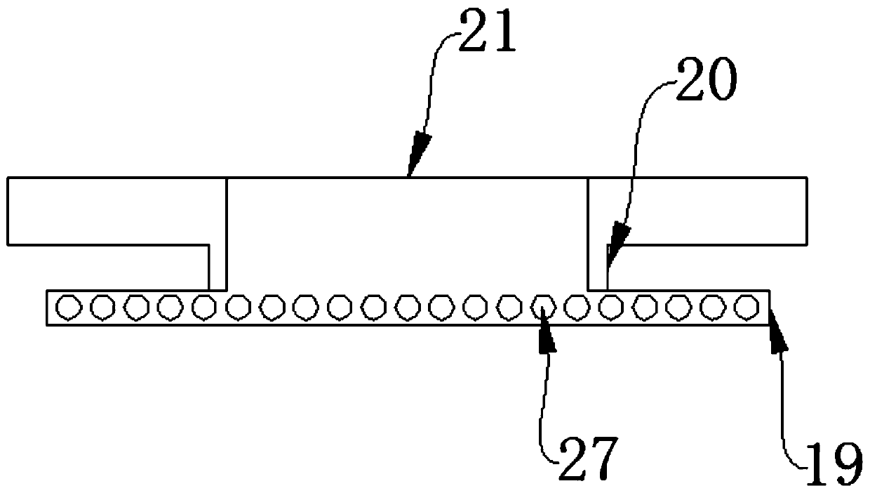 Cloth ironing device for loom