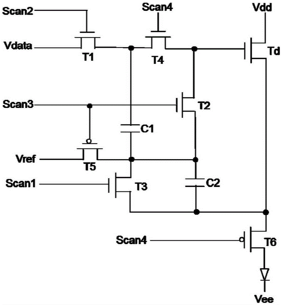 Pixel drive circuit of organic light-emitting diode, array substrate and display device