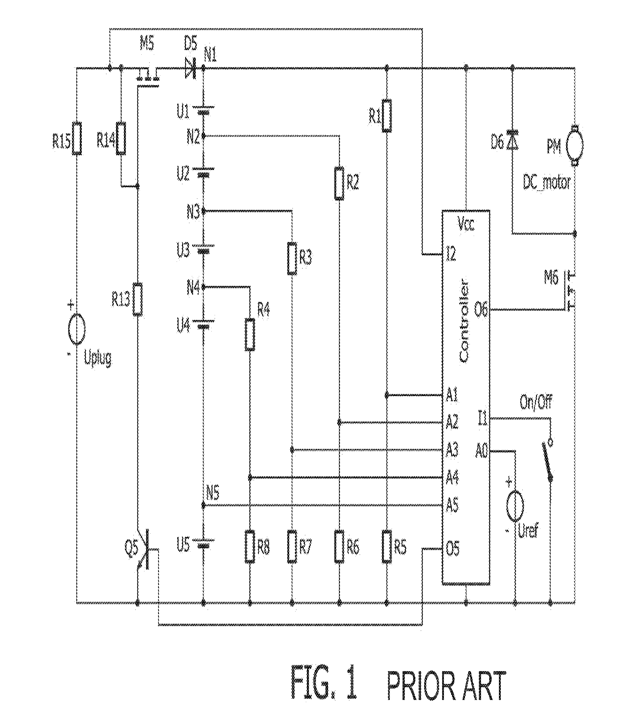 Battery voltage monitoring system for monitoring the battery voltage of a series arrangement of more than two batteries