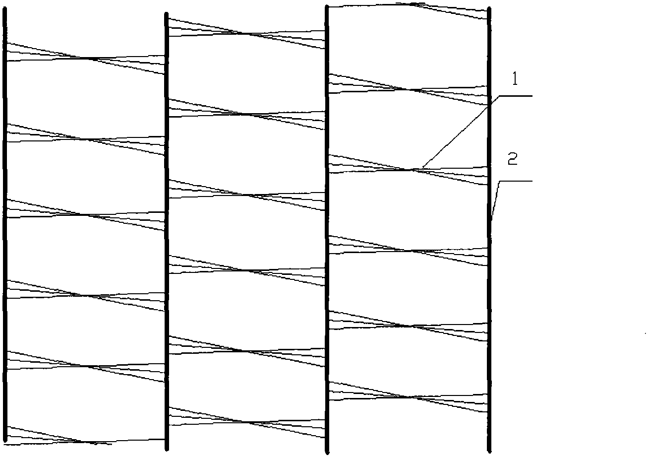 Method for modeling composite material preform with bionic structure