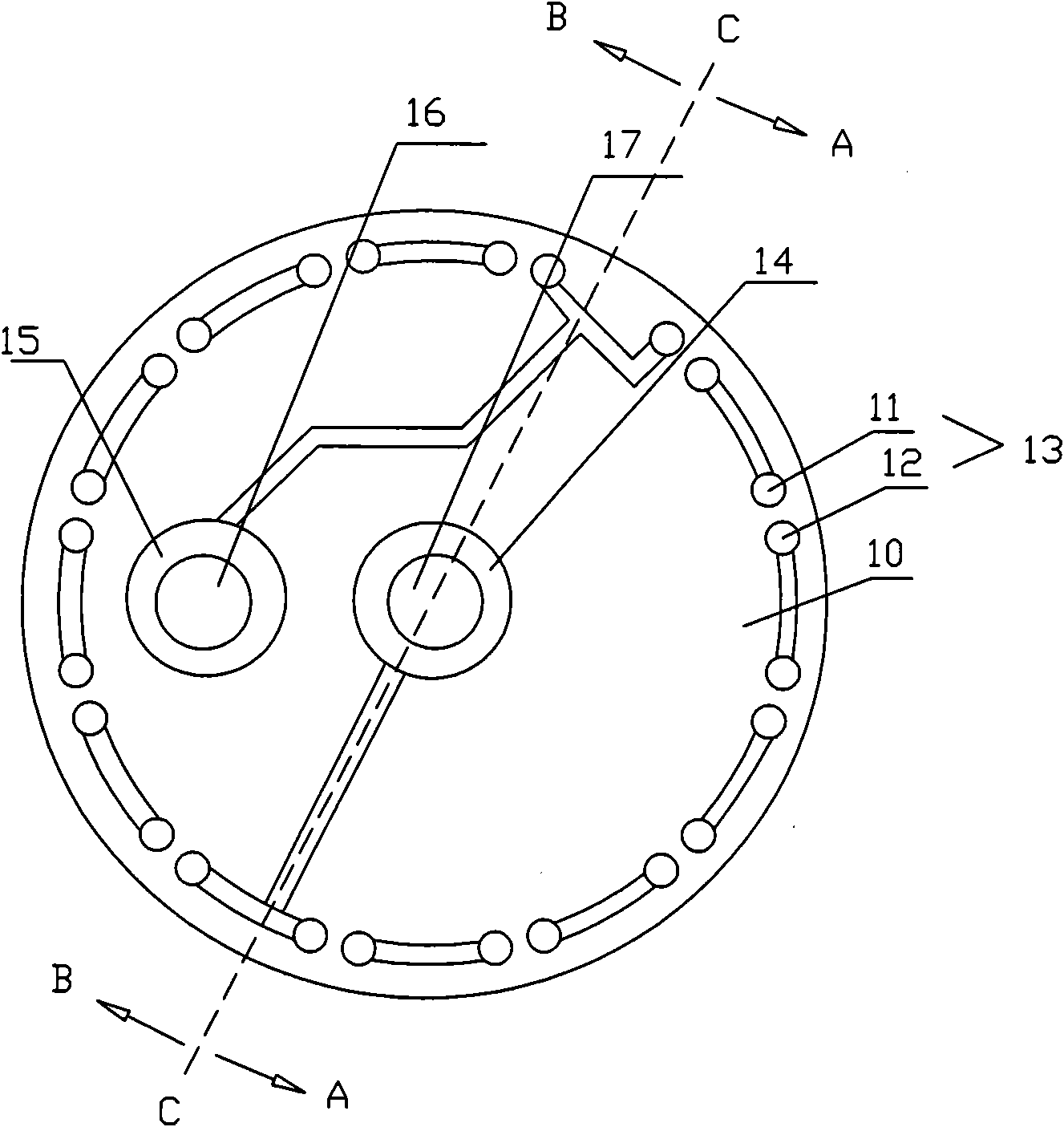 LED signal lamp, PCB (Printed Circuit Board) substrate structure thereof and light source assembly