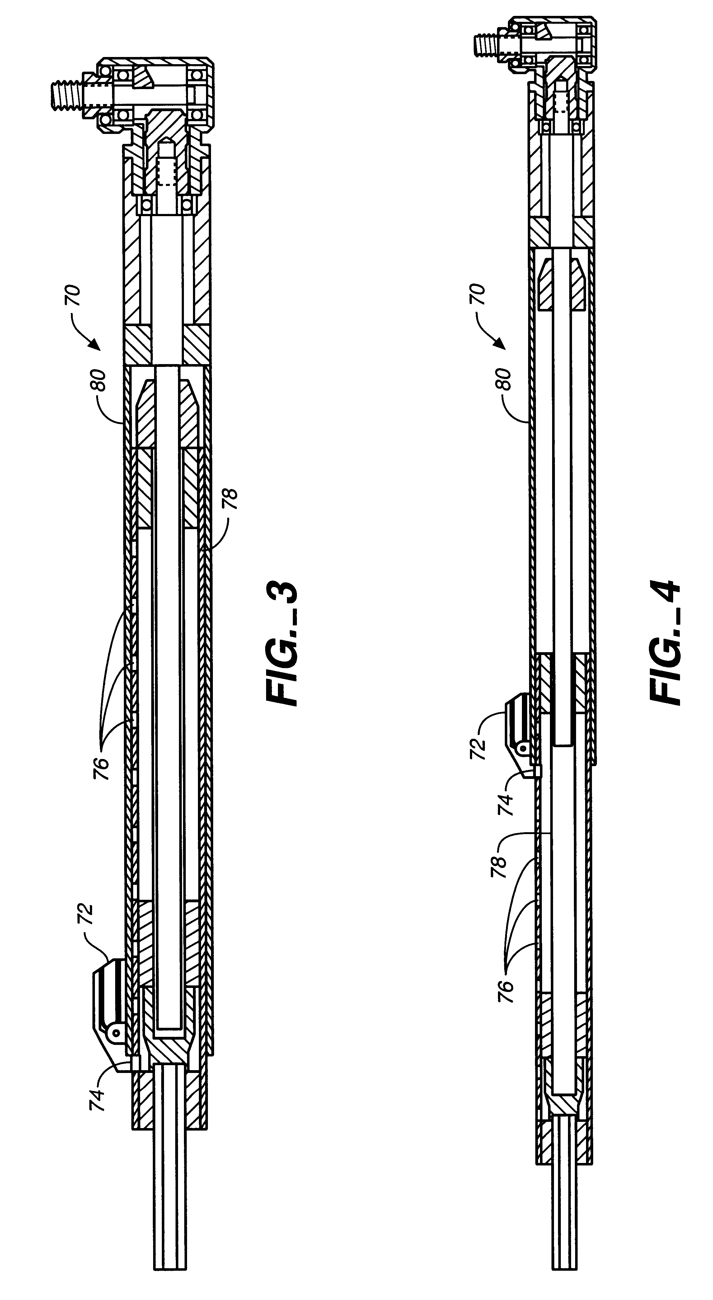 Telescopic pocket door angle drill