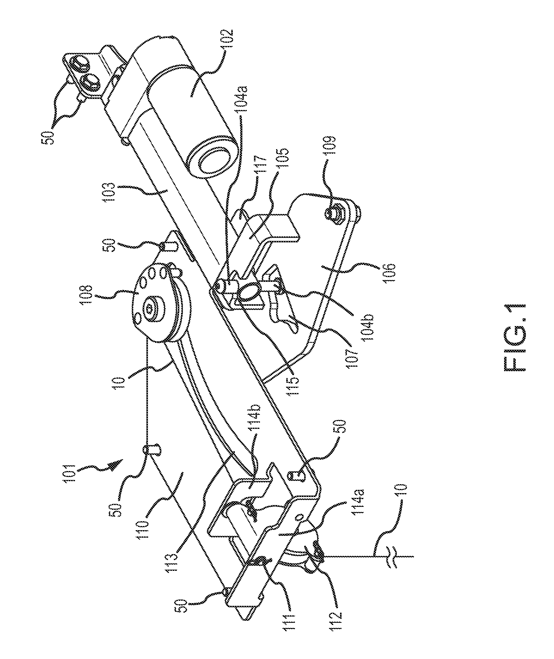 Cable-actuated lift system