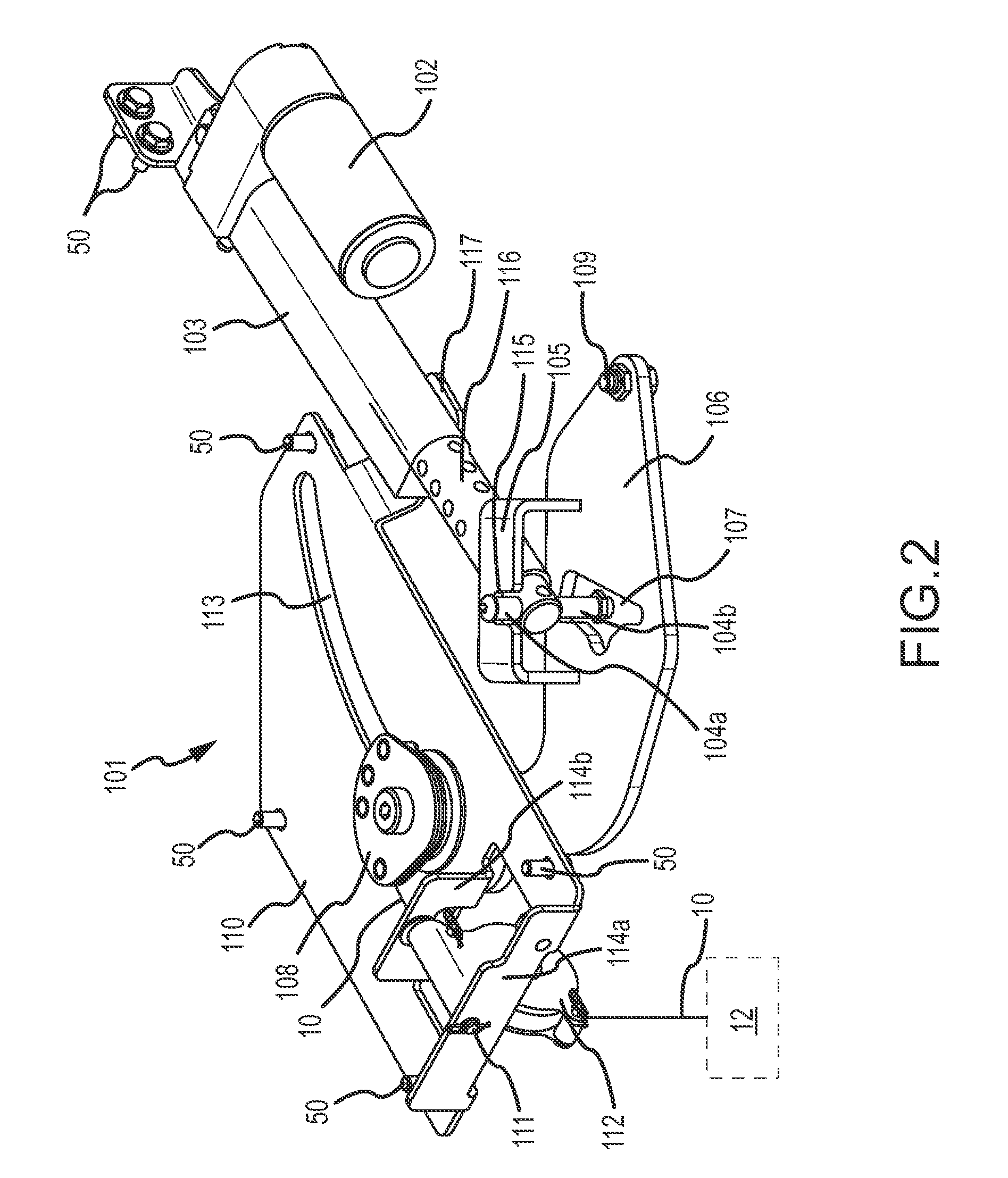 Cable-actuated lift system