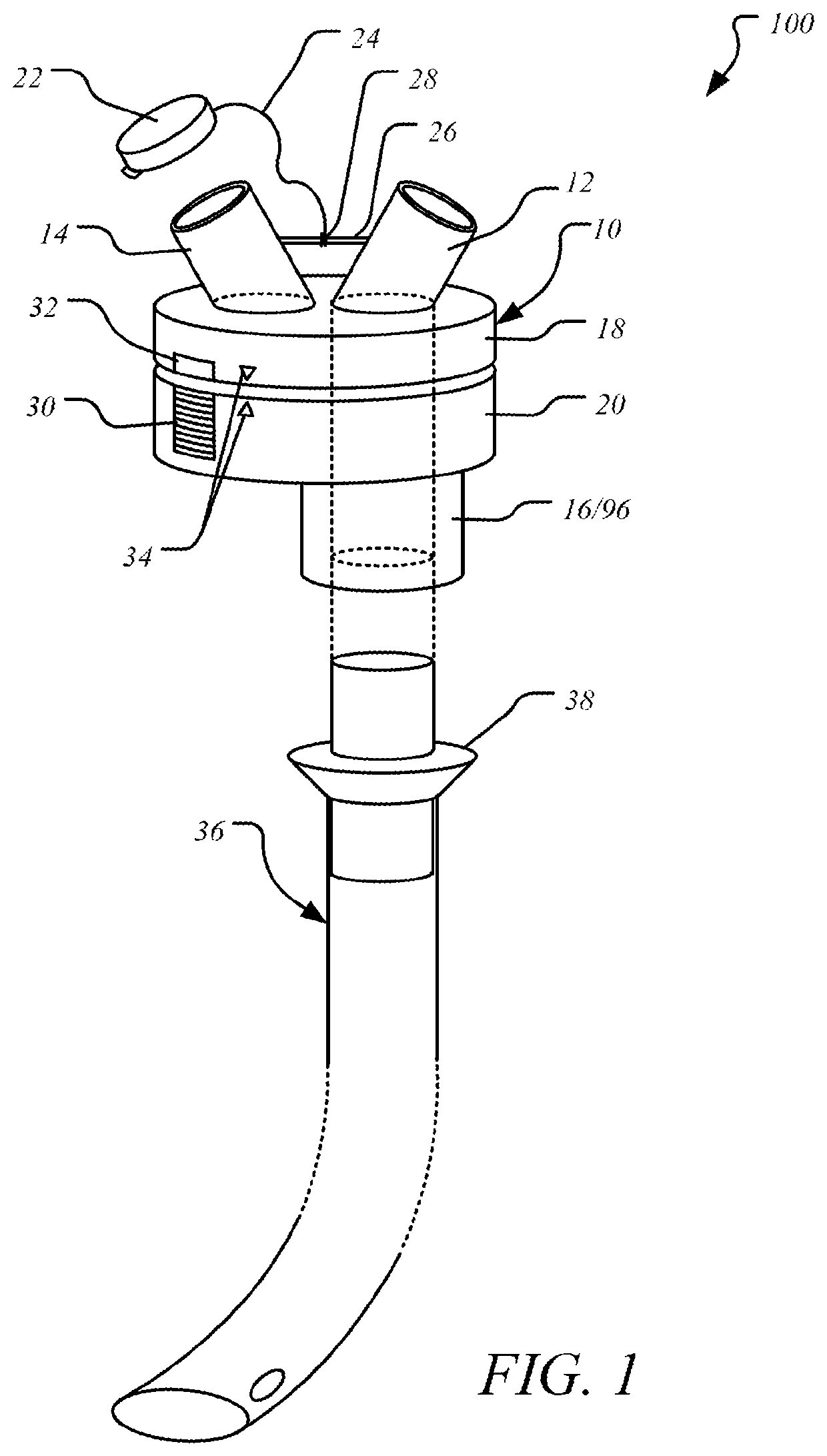 Ventilator adaptor for sustained mechanical ventilation