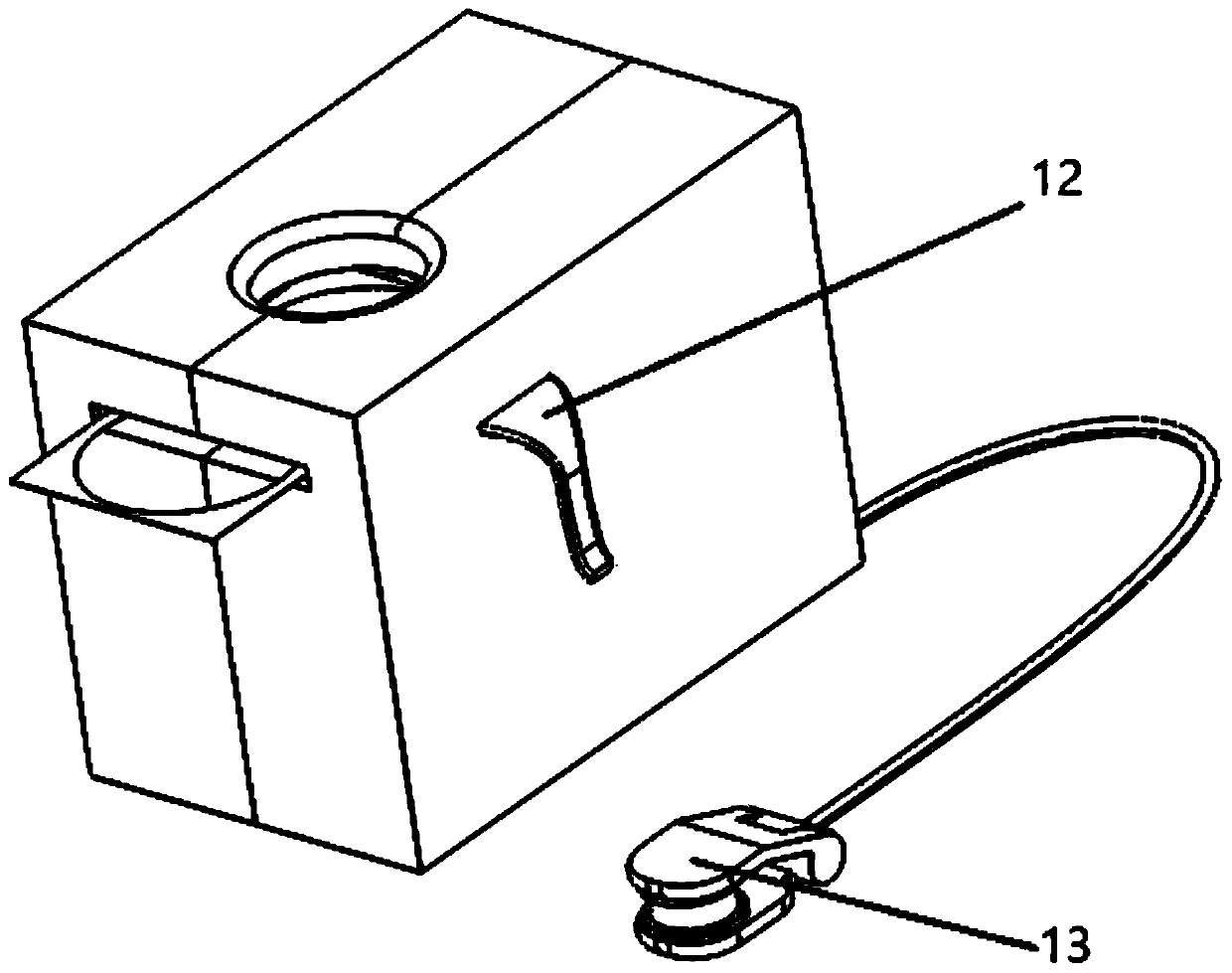 Automatic glove wearing device